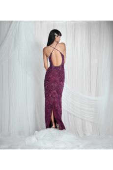 BeJewelled Burgundy Gown