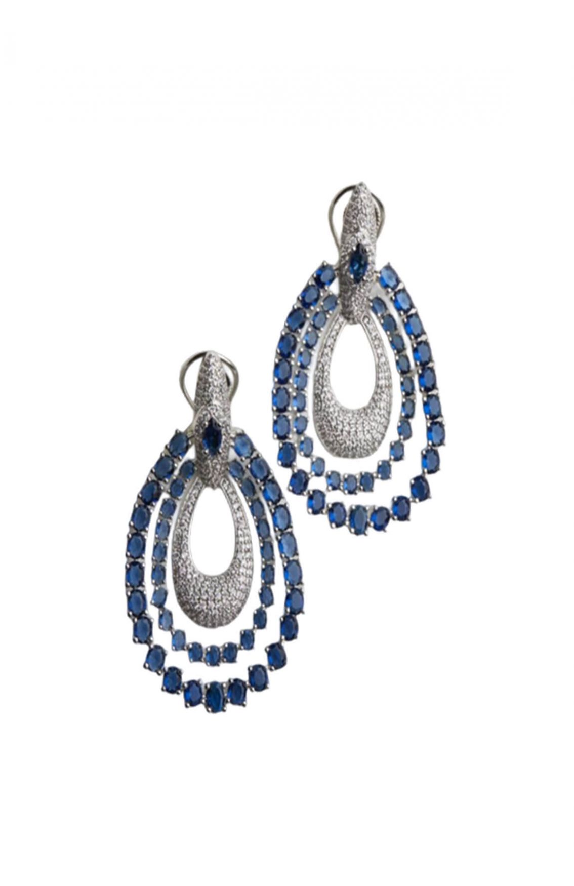 Blue Saffo Earrings