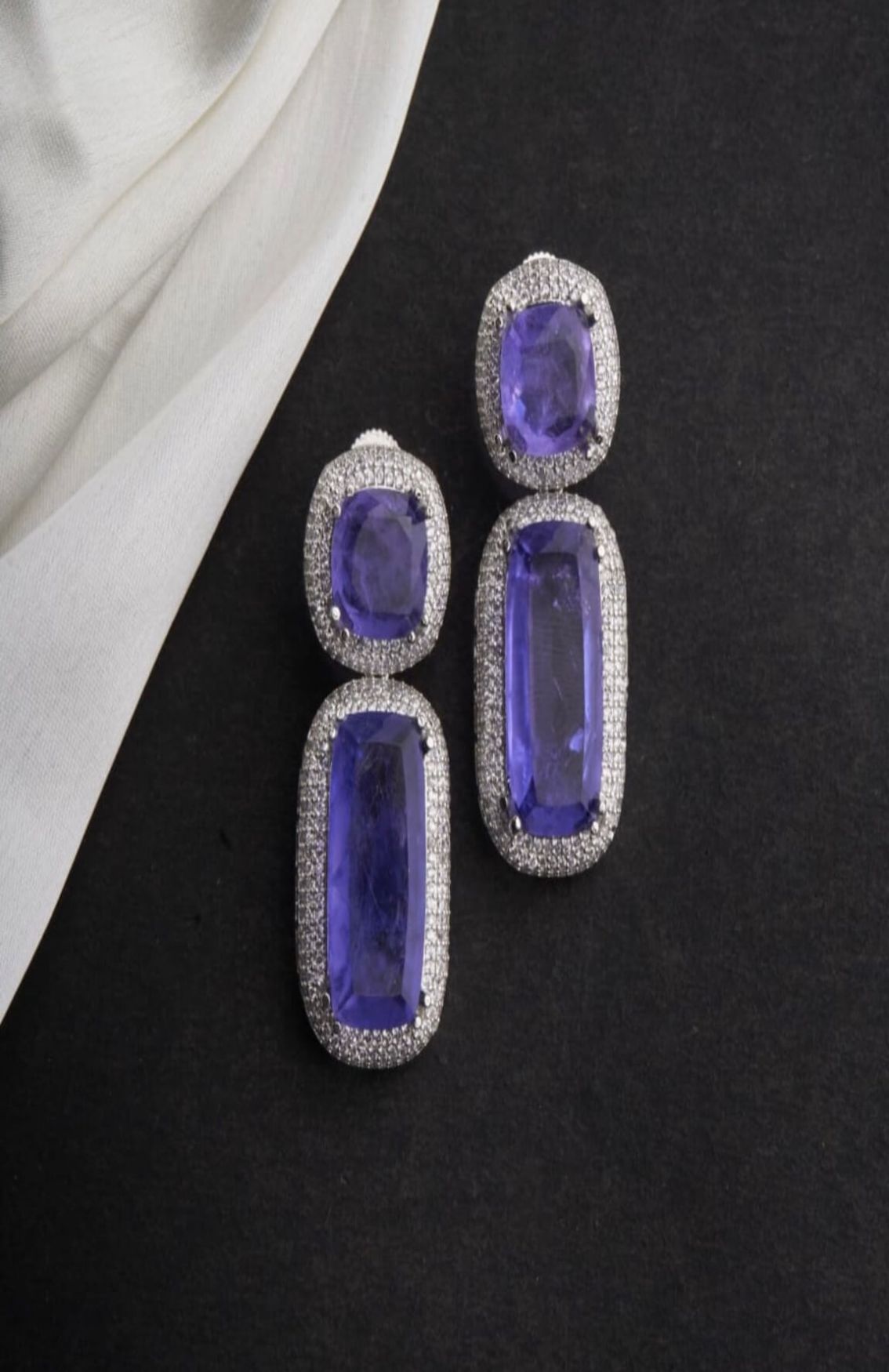 Purple Marie Earrings
