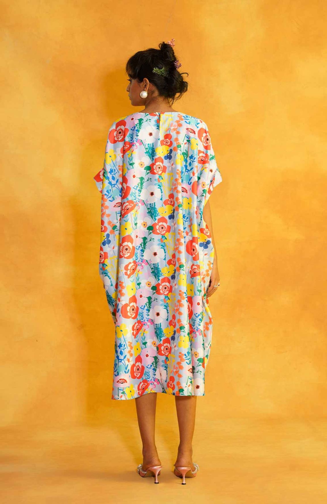 Bright Multicoloured Cuff Dress