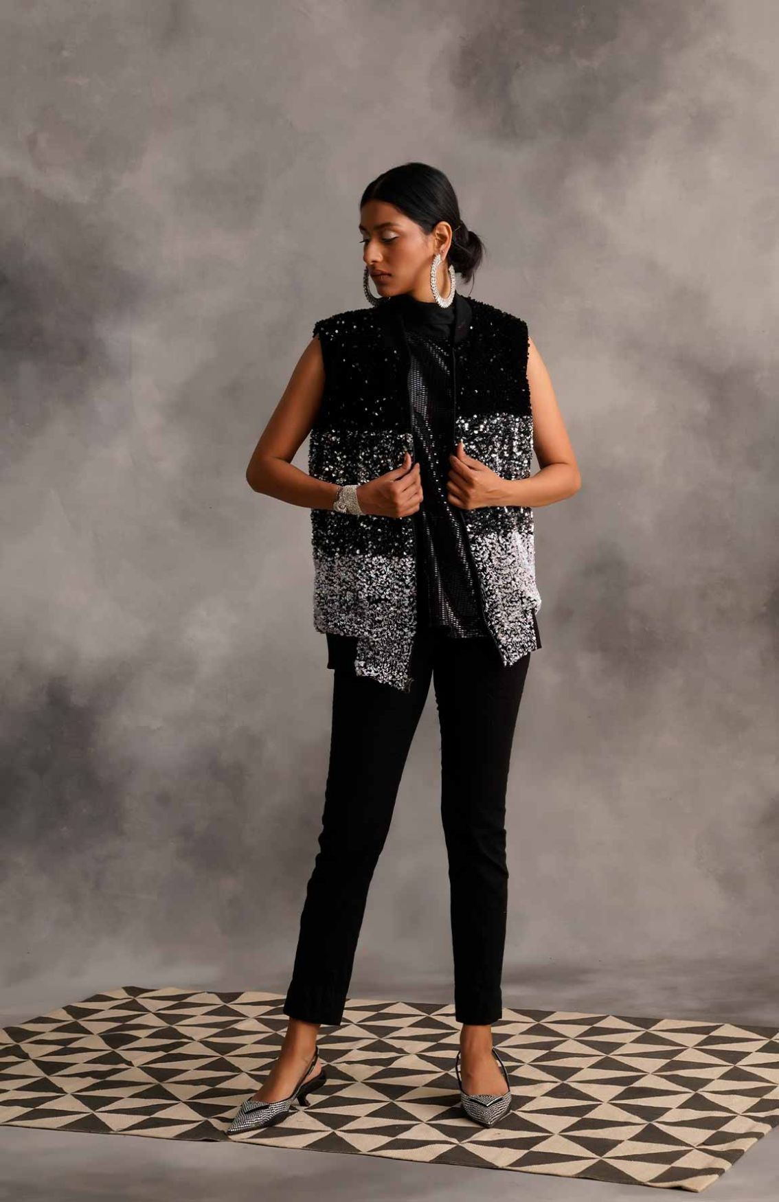 Stardust Shaded Sequin Jacket