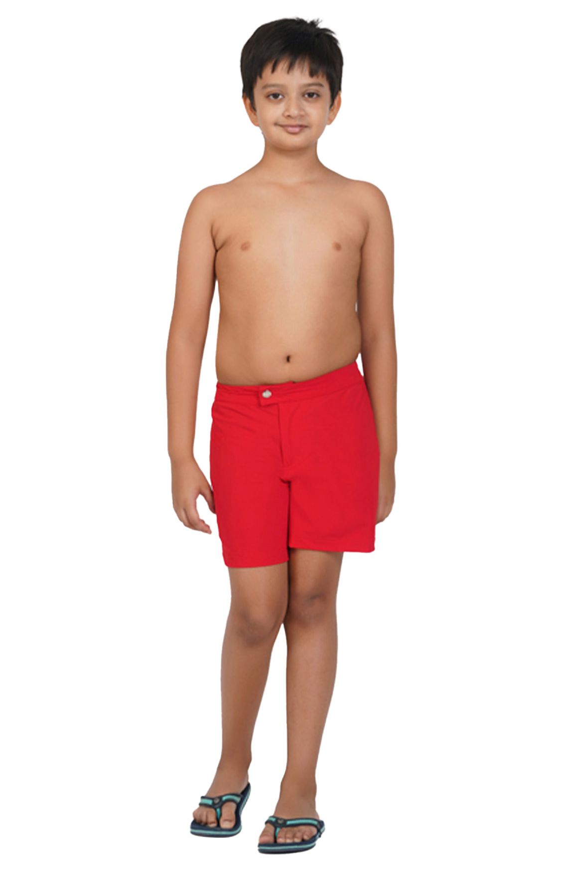 Scarlet Solid Boys Shorts