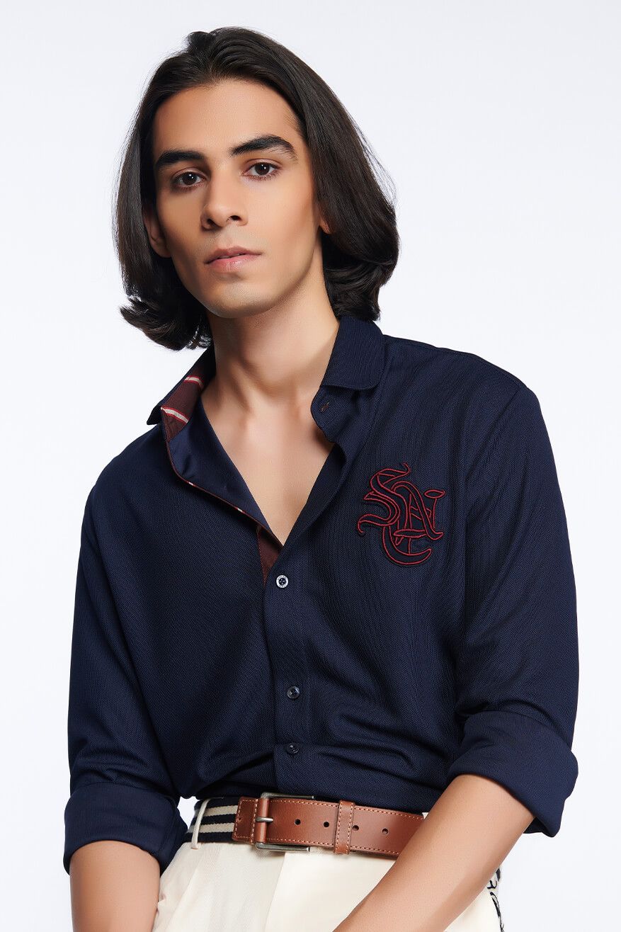 SNCC Navy Shirt with Patch Logo