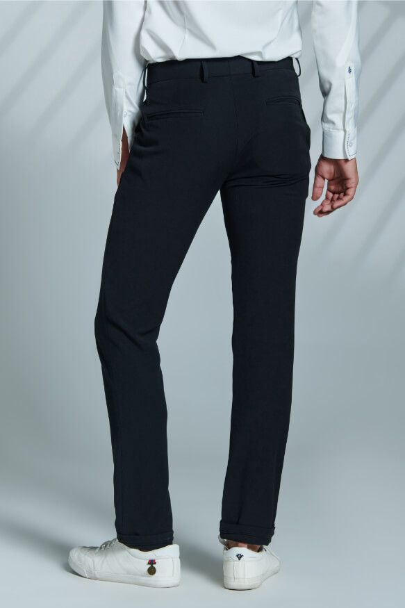  Classic Black Trouser With Adamas