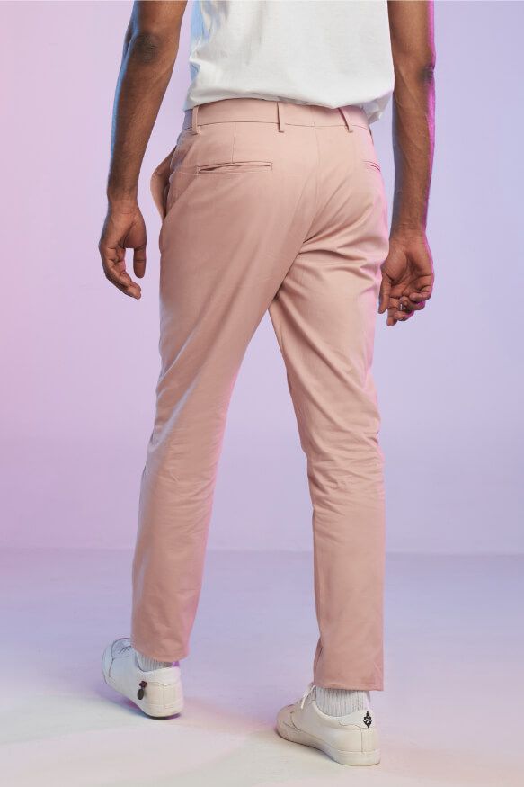 Pastel Rose Classic Trousers