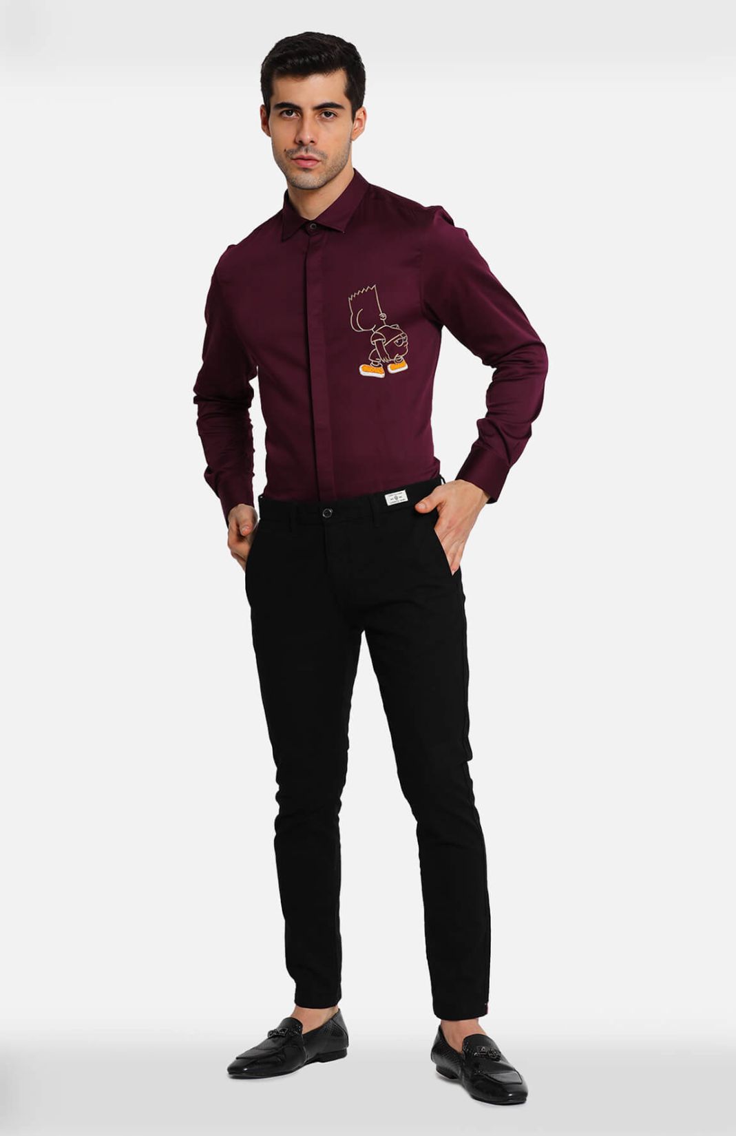 The Puzzled Simpson (Burgundy)
