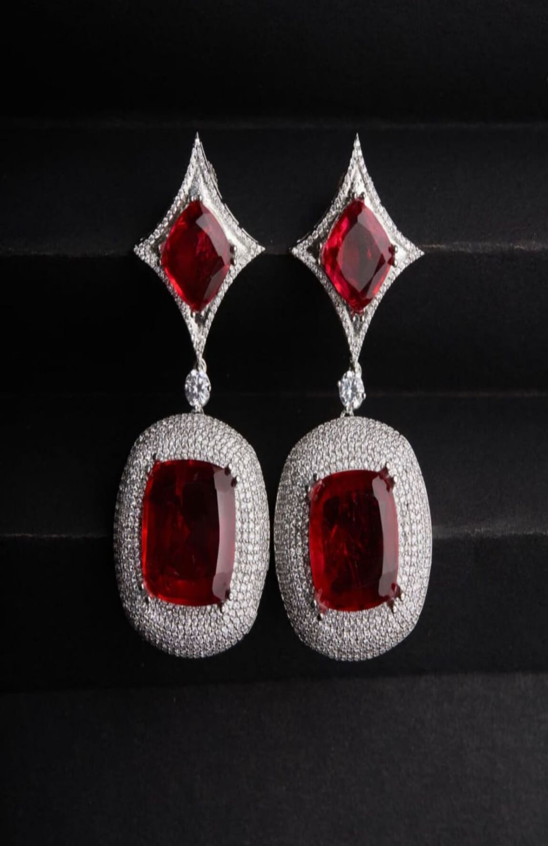 Red Begum Earrings