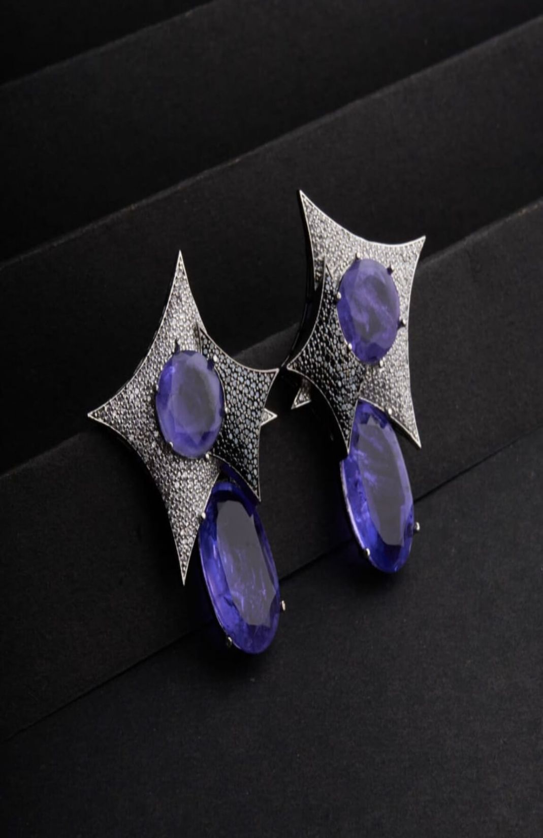 Purple Amrita Earrings