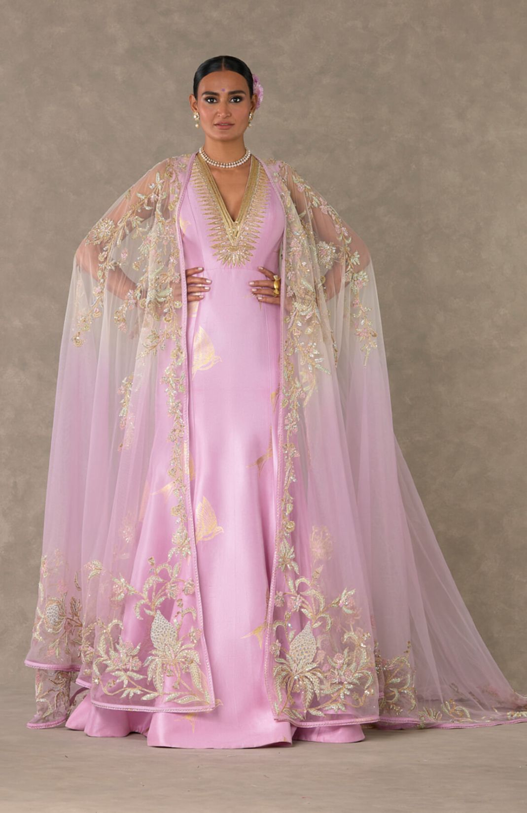 Barfi Pink 'Son-Chidiya' Gown Set