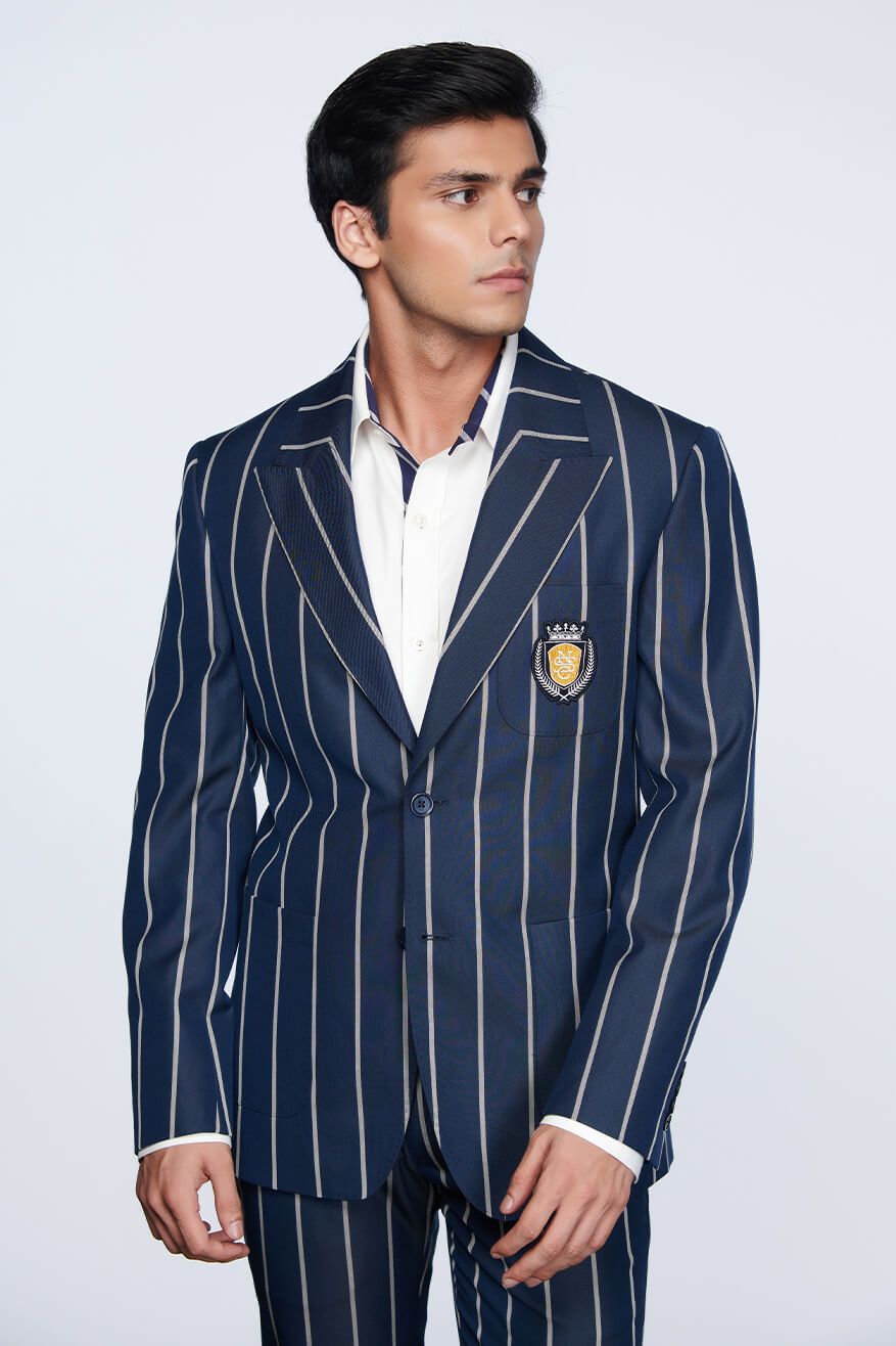 SNCC Striped Jacket with Crest