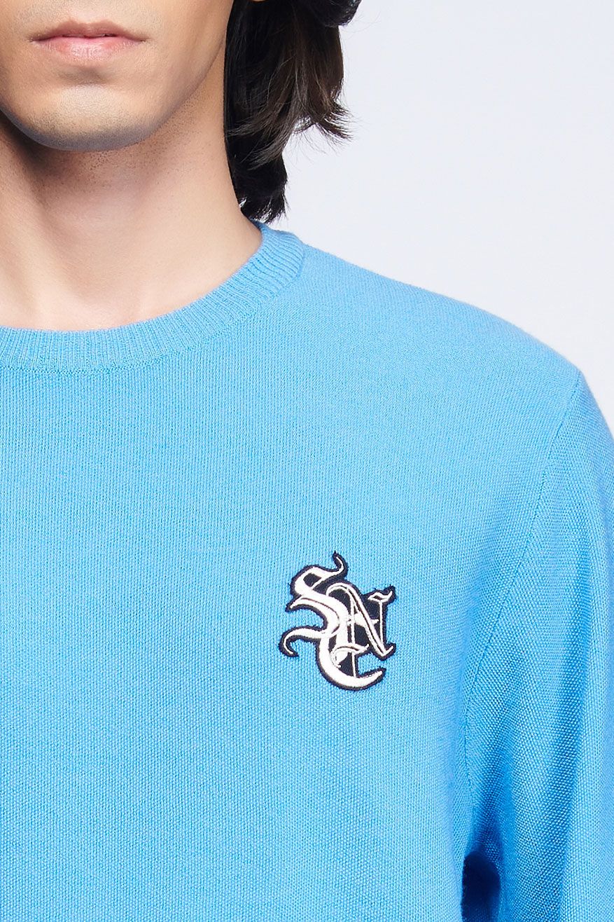SNCC Light Blue Crested Sweater