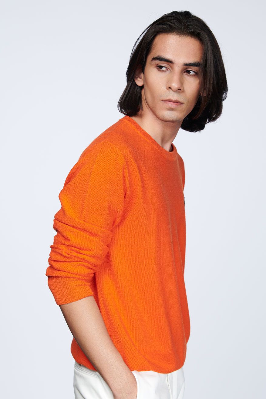 SNCC Coral Crested Sweater