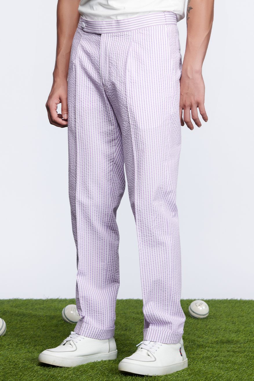 SNCC Pink Seersucker Trouser
